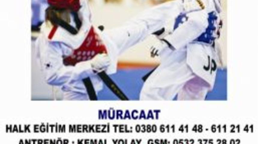 Ak&ccedil;akoca'da Tekvando Kursları Başlıyor