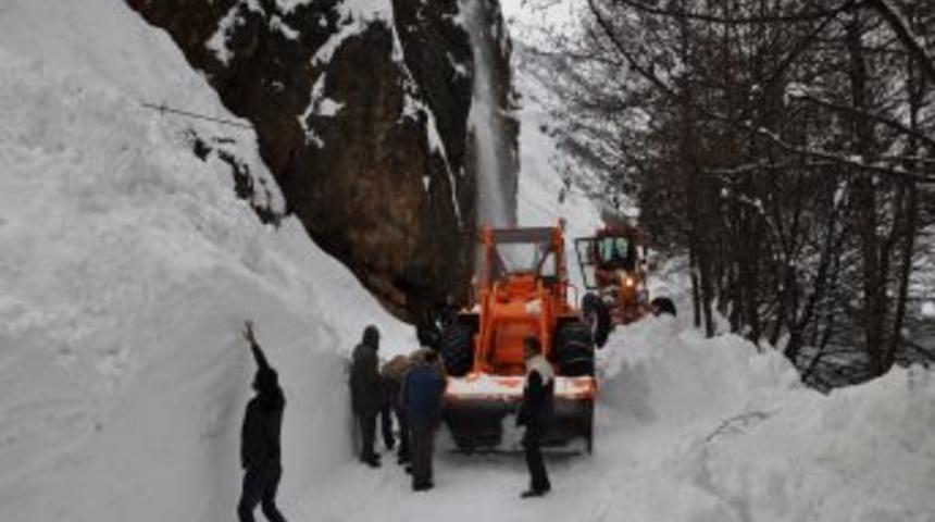 Tunceli'de Sık Sık D&uuml;şen &Ccedil;ığ Nedeniyle Yollar Trafiğe Kapanıyor