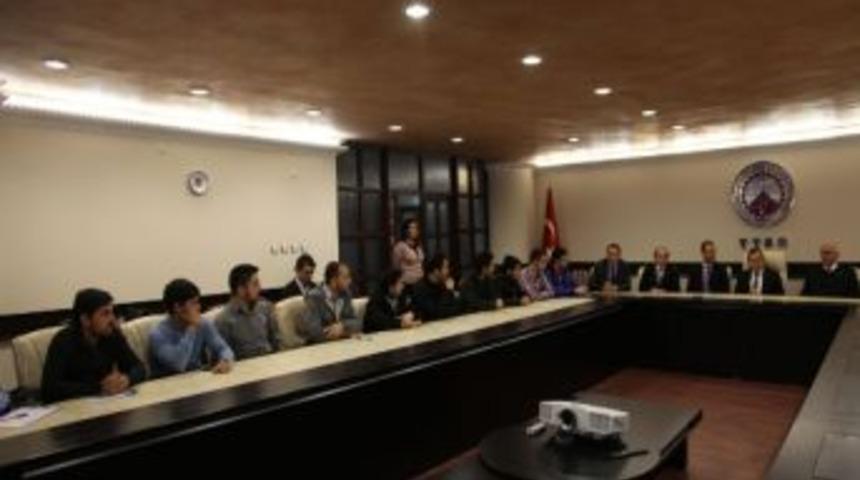 Kt&uuml;&rsquo;de Eğitim G&ouml;ren Yabancı &Ouml;ğrencilerden Ttso&rsquo;ya Ziyaret