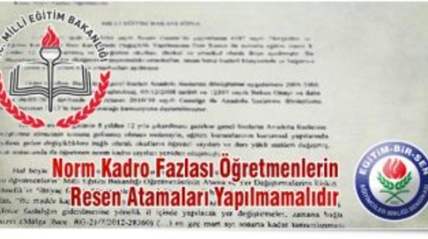 Kadro Fazlası &Ouml;ğretmenlerin Durumu