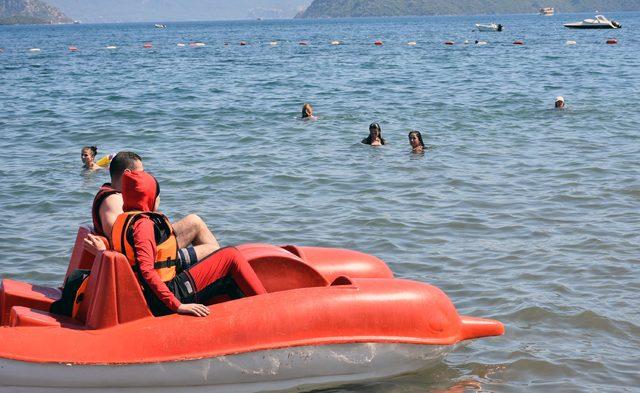 Marmaris'te turistlerin vazgeçilmezi su sporları
