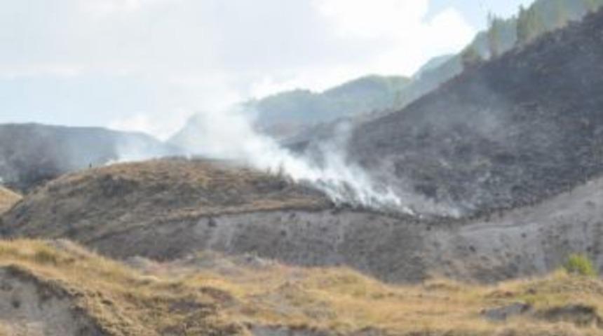 S&uuml;t Donduran Yaylası&rsquo;nda Yangın
