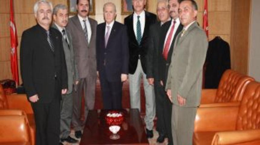 Edremit Belediye Başkan Vekili Çağlar, Ankara'da Bahçeli'yle Görüştü