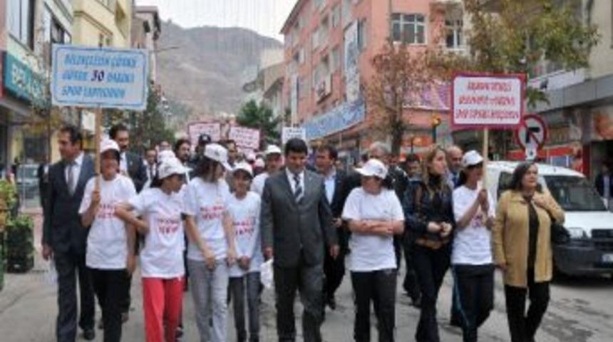 G&uuml;m&uuml;şhane&rsquo;de Sağlıklı Yaşam Y&uuml;r&uuml;y&uuml;ş&uuml; Yapıldı