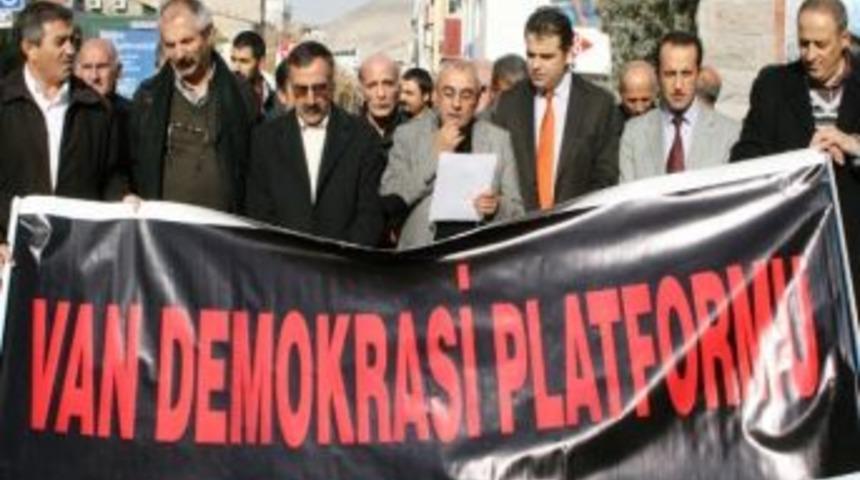 Van Demokrasi Platformu &Uuml;yelerinden İsrail&rsquo;e Kınama