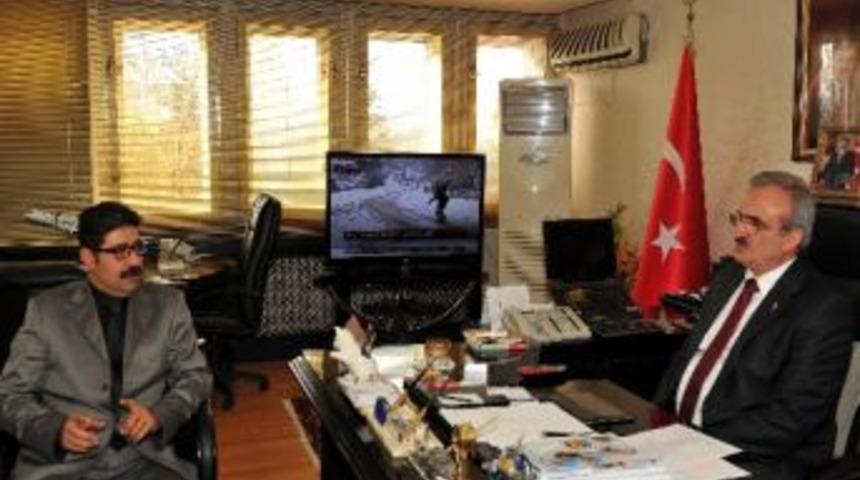 Van Kent Konseyi Y&uuml;r&uuml;tme Kurulu&rsquo;ndan Vali Karaloğlu&rsquo;na Ziyaret