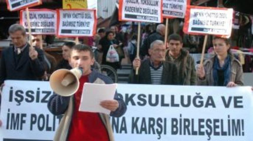 'Yoksulluk' Eyleminde Slogan Attıp 'ter&ouml;r' Saldırılarında Buluştular