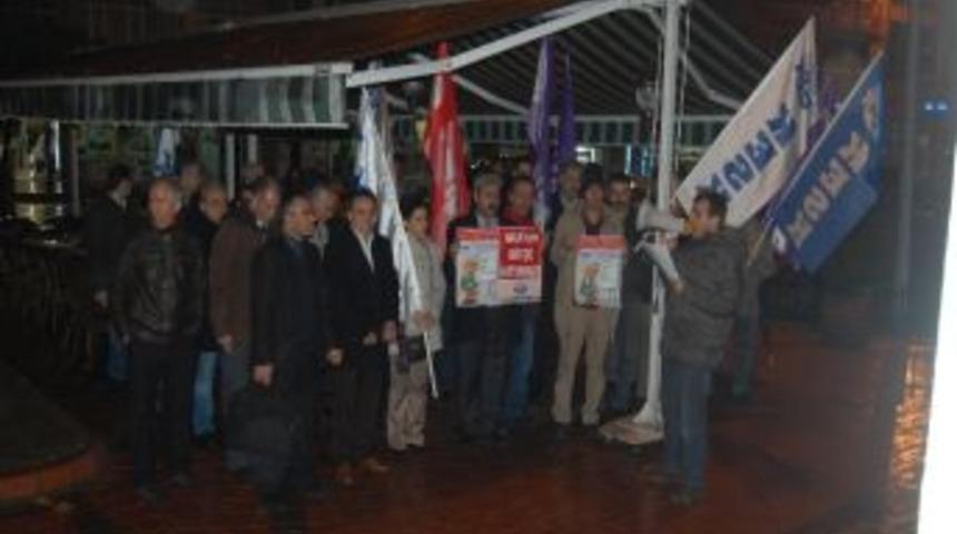 Kesk &Ccedil;aycuma Bileşenleri 2013 Yılı B&uuml;t&ccedil;esini Protesto Etti