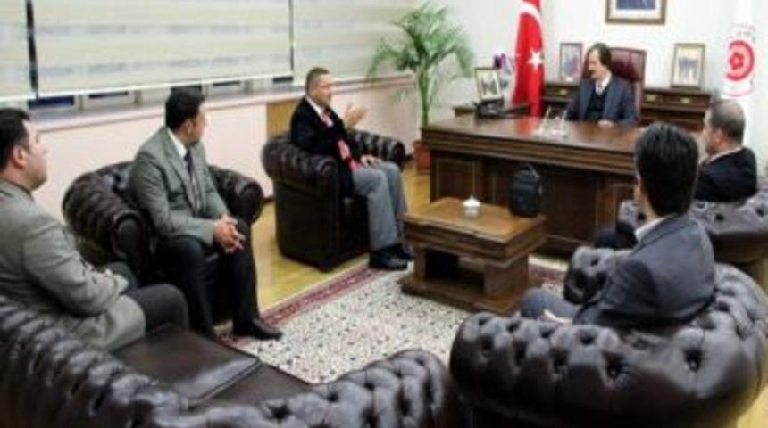 Baro Başkanı Eliş&rsquo;ten, Rekt&ouml;r Kocacık&rsquo;a Ziyaret