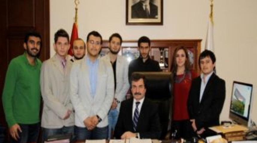 Rekt&ouml;r Karaaslan'a Ziyaret