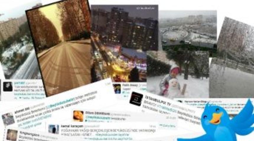 Beylikd&uuml;z&uuml;&rsquo;n&uuml;n Kışı, Sosyal Ağları Şenlendirdi