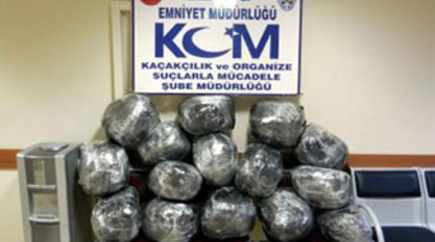 104 kilo esrar ele ge&ccedil;irildi