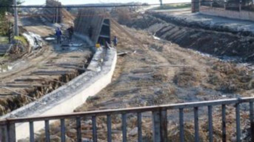 Marmara Ereğlisi'nde Dere Islah &Ccedil;alışmaları