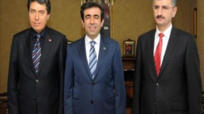 Sinop Ve Kastamonu Valileri Mersin Valisini Ziyaret Etti