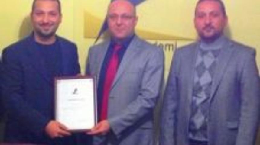 Salih Fındık'a Teşekk&uuml;r Belgesi