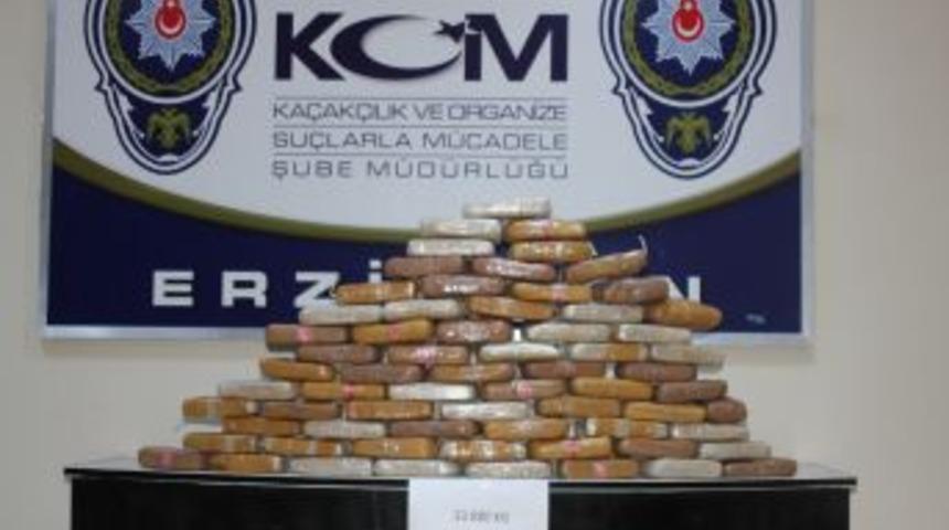 Erzincan'da 33 Kilogram 880 Gram Eroin Ele Ge&ccedil;irildi