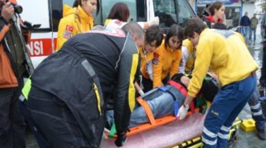 Bodrum'daki Tatbikat Ger&ccedil;eğini Aratmadı