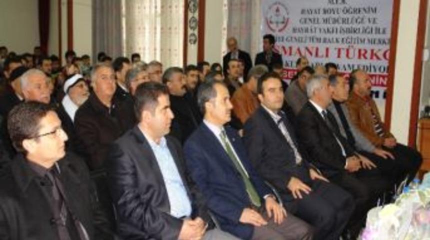 G&ouml;lbaşı&rsquo;nda "osmanlı T&uuml;rk&ccedil;esi" Sertifikaları T&ouml;renle Dağıtıldı
