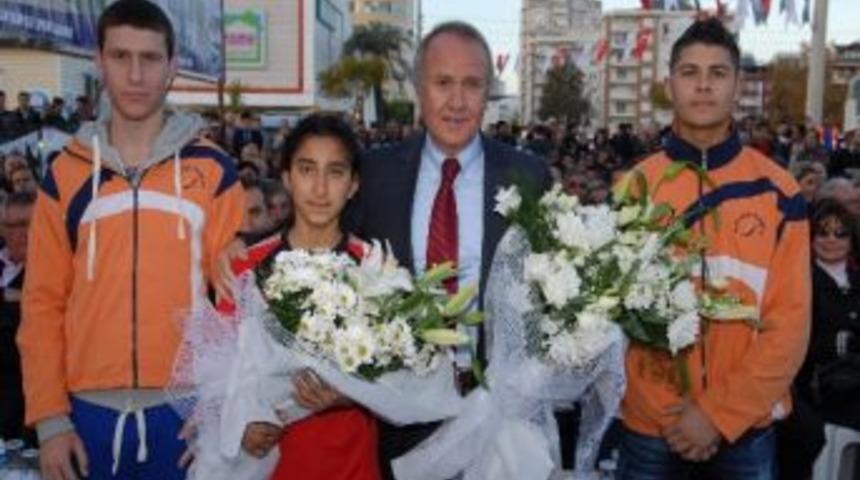 &Ccedil;ağlayan Spor Salonu'nun Temeli Atıldı