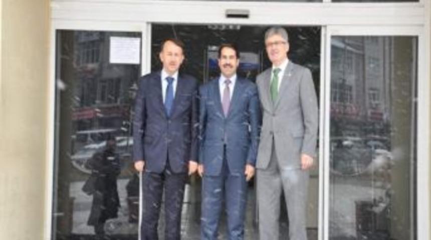 Başkan Yaman Meslektaşlarını Ağırladı