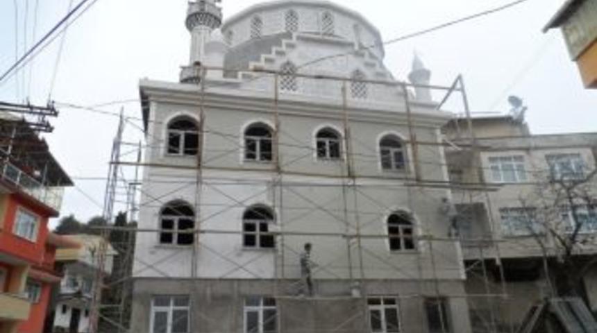 Ortacı cami inşaatı devam ediyor