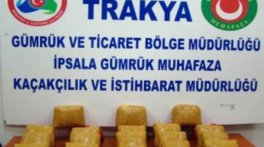 İpsala&rsquo;da 19 Kilo 405 Gram Eroin Ele Ge&ccedil;irildi