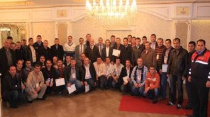 30 İtfaiye Eri Daha Sertifika Aldı