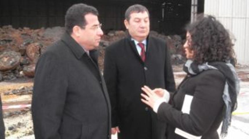 Mhp Milletvekili Tanrıkulu, Kurşun İşleme Fabrikasını İnceledi