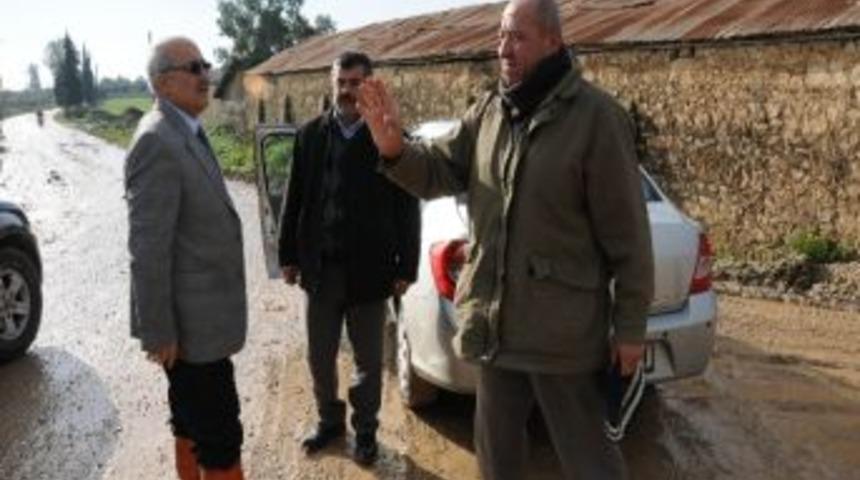 Kocamaz, Şiddetli Yağışlardan Zarar G&ouml;ren K&ouml;yleri Gezdi