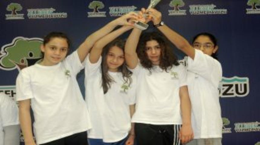 Kurtuluş Kupası Y&uuml;zme Yarışları'na Şehitkamil Damga Vurdu