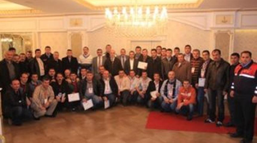 30 itfaiye eri daha sertifika aldı