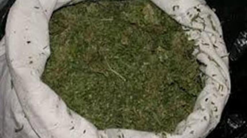 K&uuml;tahya'da 198 kilo esrar ele ge&ccedil;irildi