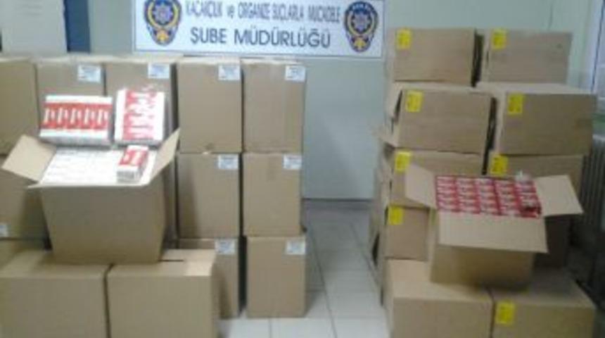 Rize'de 670 Bin Adet Boş Sigara Ele Ge&ccedil;irildi