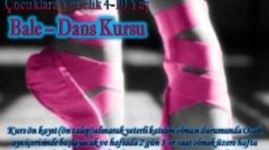 &Ccedil;ocuklar İ&ccedil;in Bale, Dans, Cimnastik Ve Yoga Kursları A&ccedil;ılıyor