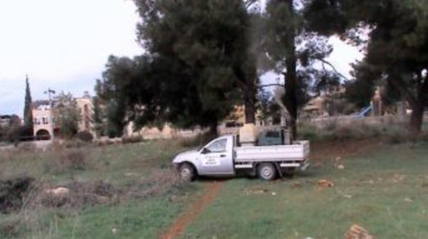 Kepez&rsquo;de Zararlı B&ouml;cekle M&uuml;cadele Devam Ediyor