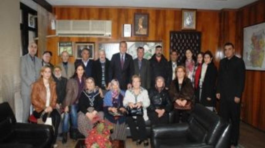 Şehit Aileleri Derneğinden Başkan S&ouml;zl&uuml;&rsquo;ye Ziyaret