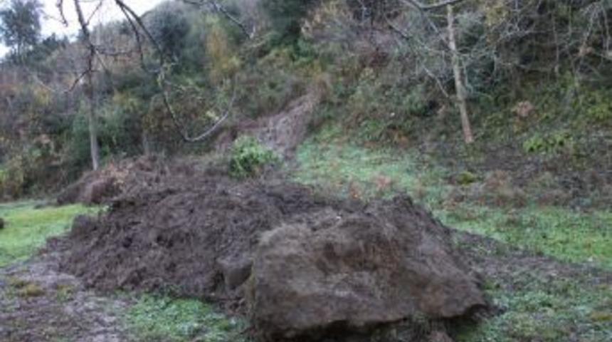 Kesilen Ağa&ccedil;lar Ve Yapılan Yolun Heyelana Sebep Olduğu Iddia Ediliyor