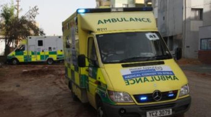 Suriye&rsquo;ye 13 Tam Donanımlı Ambulans G&ouml;nderildi