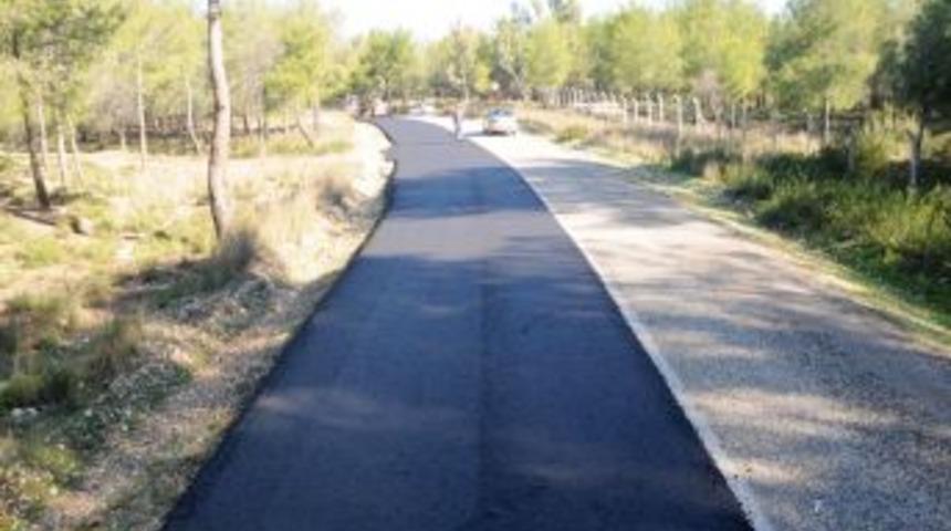 Yeni Mezarlık Yolu Asfaltlanıyor