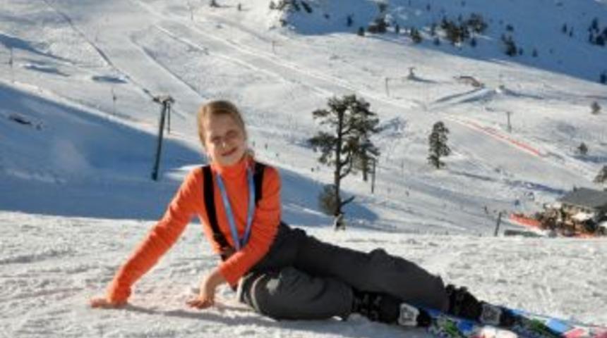 Kartalkaya&rsquo;da Kayak Keyfi