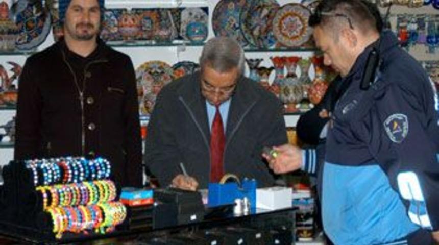 Antalya&rsquo;da fiyat etiketi denetimi