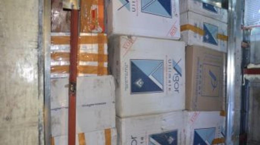 G&uuml;m&uuml;şhane&rsquo;de 41 Bin 500 Paket G&uuml;mr&uuml;k Ka&ccedil;ağı Sigara Ele Ge&ccedil;irildi