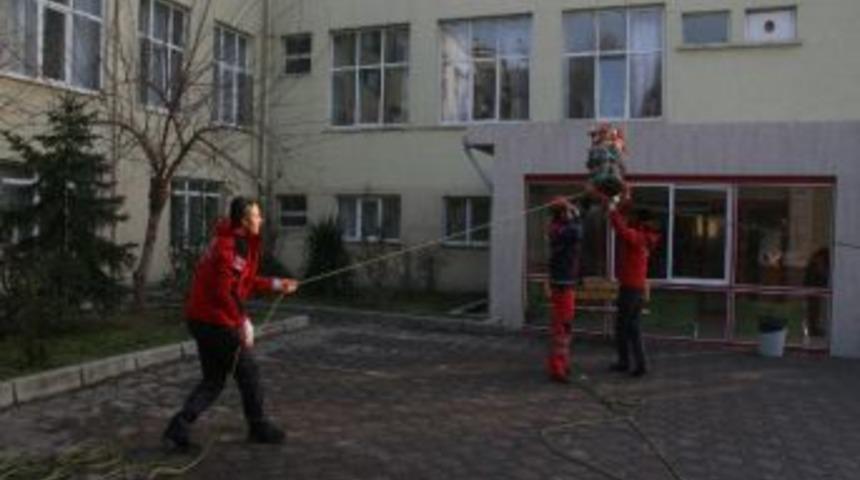 Hastanede Yangın Tatbikatı