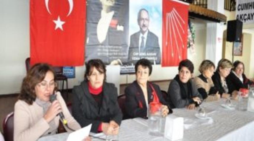Chp&rsquo;li Kadınlar Ak&ccedil;ay&rsquo;da Toplndı
