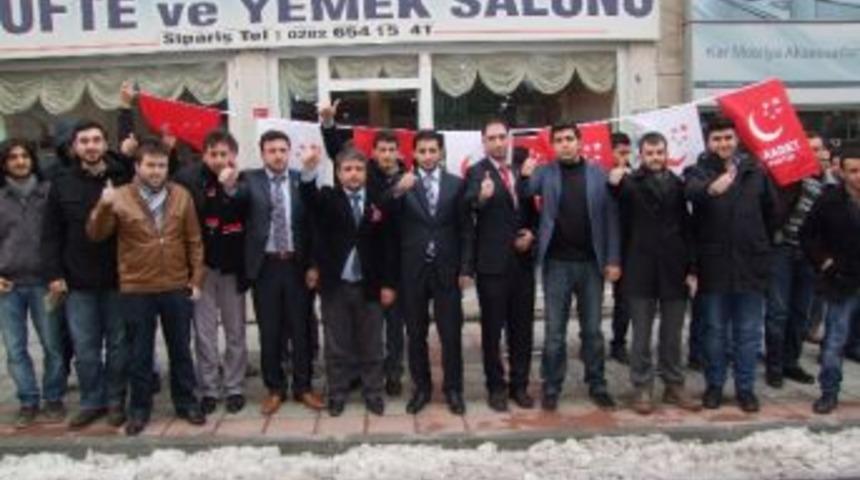 Sp Gen&ccedil;lik Kolları Genel Başkanı Fatih Aydın &Ccedil;orlu`ya Geldi
