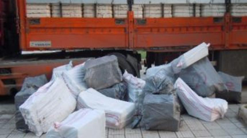 Amasya&rsquo;da 35 Bin 850 Paket Ka&ccedil;ak Sigara Yakalandı