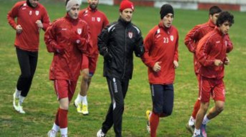 Samsunspor Antrenmanlara Devam Ediyor