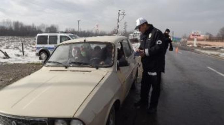 Daday&rsquo;da Trafik Ekipleri Uygulama Yaptı