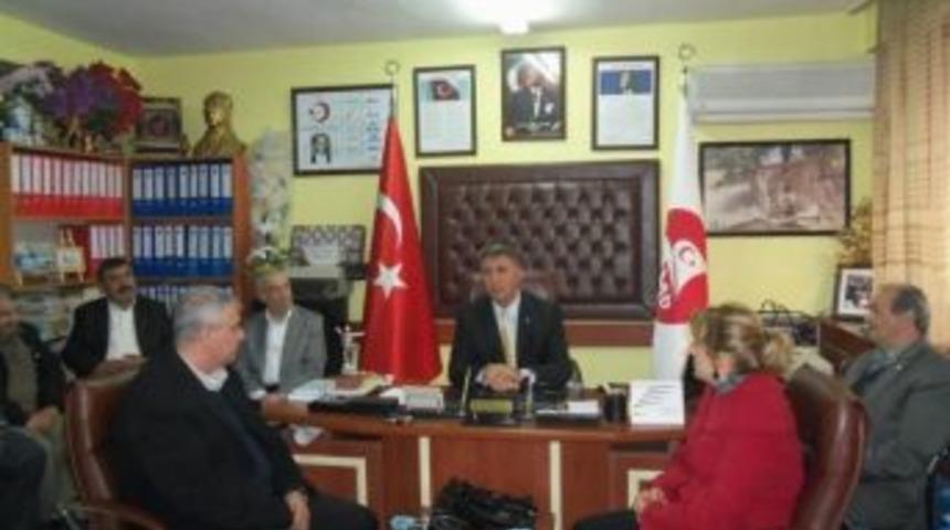 &Ouml;demiş Kaymakamı D&ouml;lek, Muhtarları Ziyaret Etti