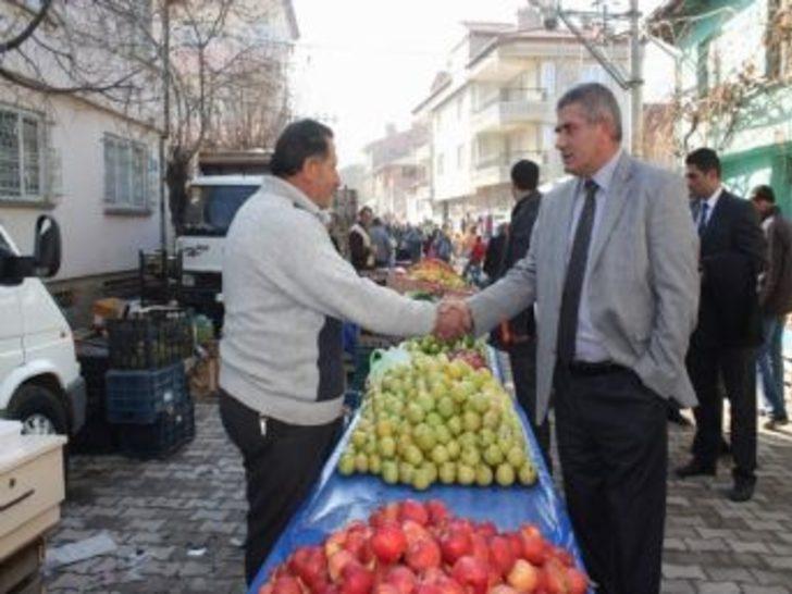 Başkan Yakut Sebze Ve Meyve Fiyatlarını Denetledi